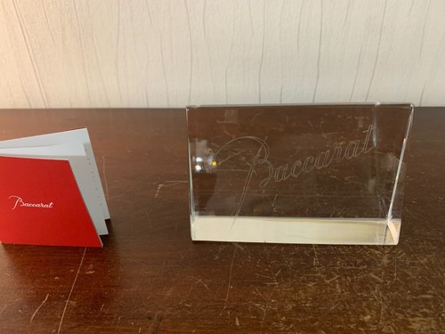 Bloc gravé baccarat - bloc, presse