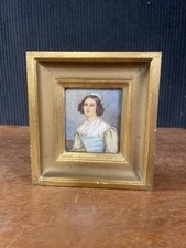 Peinture portrait miniature