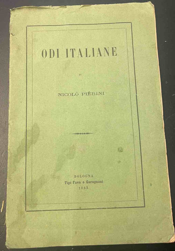 Odi italiane nicolò - odi,