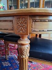 table de salle à manger en acajou massif