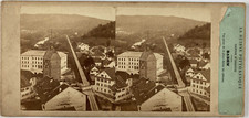Stéréo, Suisse, Baden, vue prise de la plate-forme du château Vintage stereo car