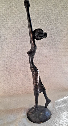 Statuette africaine bronze - africaine,