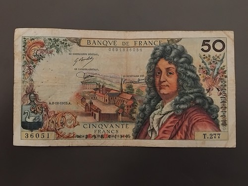 Billet francs racine - billet, 50