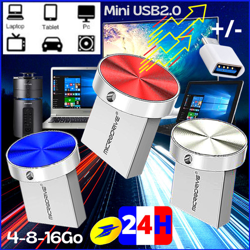 Mini clé usb2 bouton - mini,