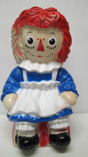 Vintage raggedy ann plastic - ann,