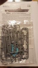  MAQUETTE SOUS-MARIN DE POCHE MIDGET BIBER 1/72  SPECIAL HOBBY NAVY SANS BOITE