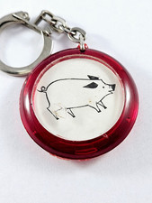 PORTE-CLES - Cochon - CHARCUTERIE des GOURMETS Laval - Vintage 1960s