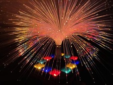 Lampe couleur disco nuit fibre