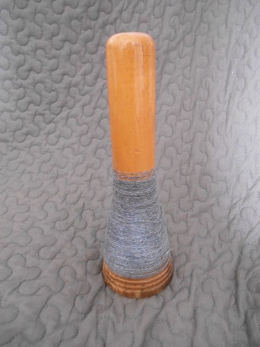 Ancienne bobine tissage - , bois