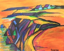 Superbe " Vue de Bretagne "