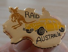 RARE PIN'S VOITURE 2 CV CITROEN RAID AUSTRALIE KANGOUROU