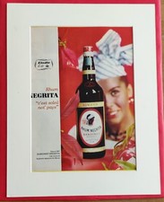 Publicité de presse: Rhum NEGRITA Antilles  1963 Martinique Guadeloupe