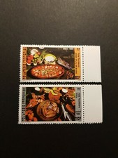 TIMBRE FRANCE POLYNÉSIE ART RUPESTRE N°261/262 NEUF ** LUXE 1986