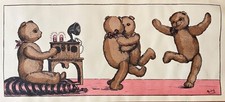 Pochoir ancien, dans un format