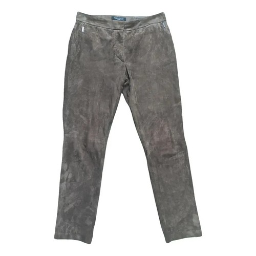 Pantalon cuir daim - en, de