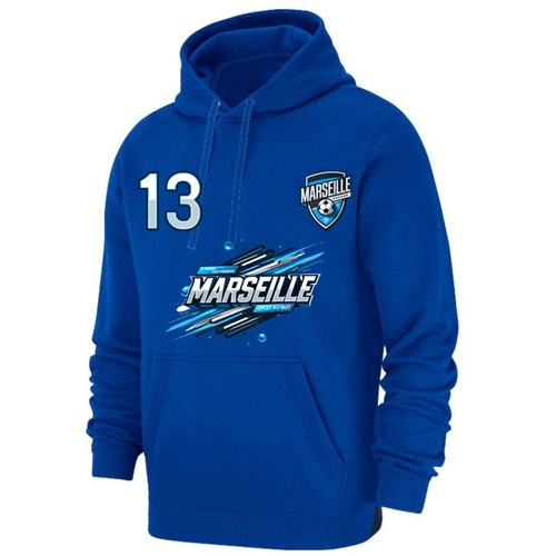 Sweat capuche homme bleu - sweat,