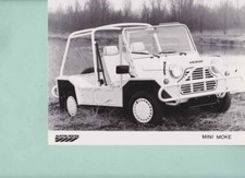 photo de presse / press photo original Mini Moke 1992