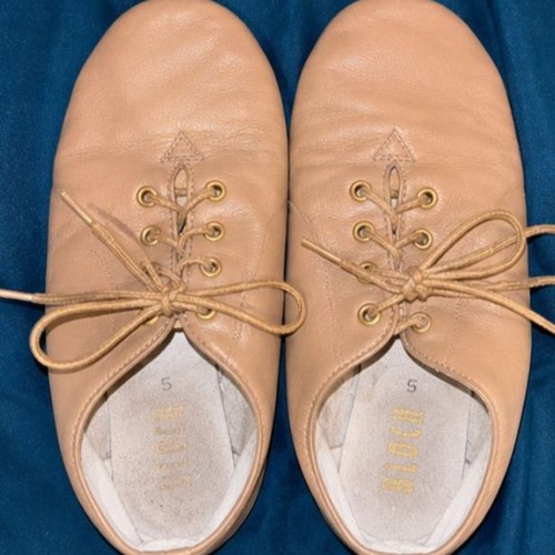 Bloch tan leather split sole - tan, split-sole