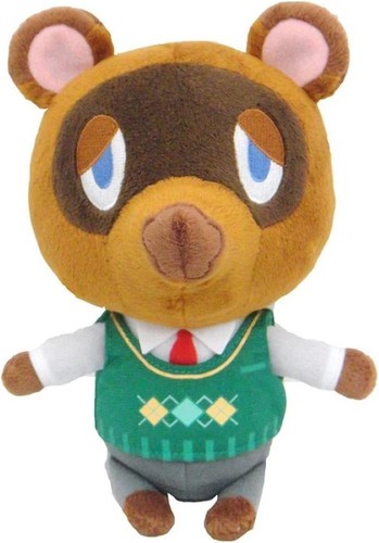 Peluche tom nook animal - nook,