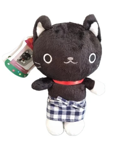 Black cat wara neko peluche - wara,