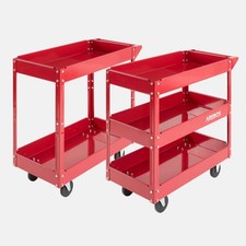 AREBOS Chariot d'atelier Chariot montage Chariot multifonctionnel à 2-3 étagères