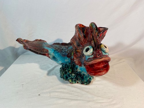 Poisson polychrome céramique - poisson,