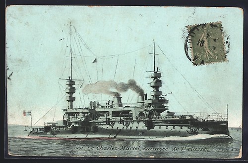 Cpa cuirassé classe - cpa, 1.