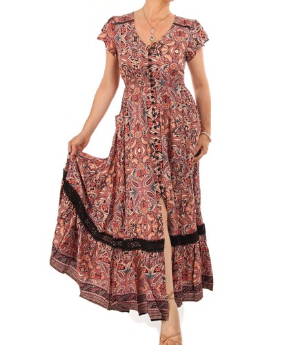 Nouvelle robe maxi imprimé - maxi,