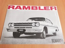 CATALOGUE BROCHURE RENAULT RAMBLER  #R3