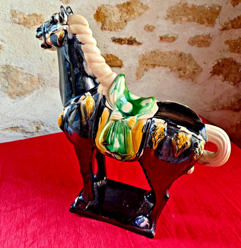 Grand cheval tang sancai - cheval, en