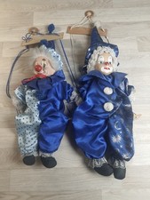 Lot de 2 marionnettes clowns