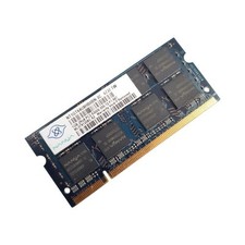 Barrette Mémoire 1Go RAM DDR2 NANYA NT1GT64U8HB0BN-3C SO-DIMM PC2-5300S
