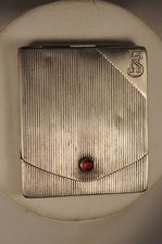 BOITE A ALLUMETTES ANCIEN ARGENT MASSIF ANTIQUE SILVER VESTA CASE MATCH BOX