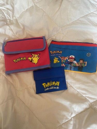 Lot sacoche pokemon pikachu - lot,