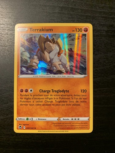 Carte pokémon holo terrakium - pokémon,