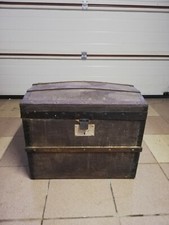  Ancien COFFRE / MALLE de