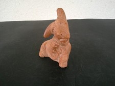 STATUETTE DE CHIEN EN TERRE