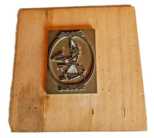 COLLECTOR LOGO PROTOTYPE MATRICE  TAMPON MARQUE CHAUSSURE EN BRONZE