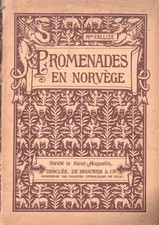 Livre ancien FALLIZE‎ ‎Promenades en Norvège‎ 1901 Desclée de Brouwer 76 gravure