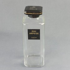 Ancien Grand Flacon De Parfum Vide Eau Arpege de Lanvin Paris  Hauteur 19,8 cm