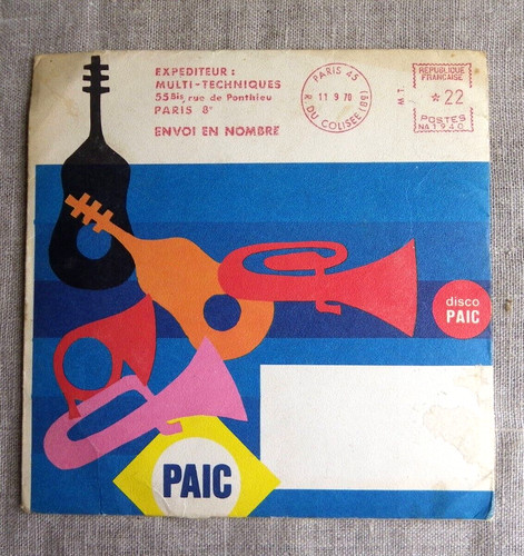 Disque publicitaire vintage - publicitaire,