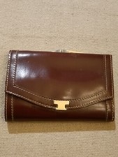 Porte Monnaie vintage Porte Feuille Cuir Marron vintage Le Tanneur