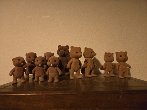 Vintage sylvanian families lot - families,