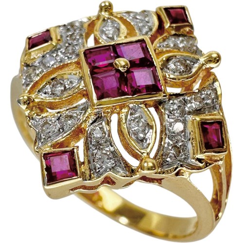Bague rubis 0 42 - rubis, ct