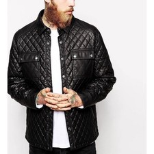 Veste En Cuir Pour Homme