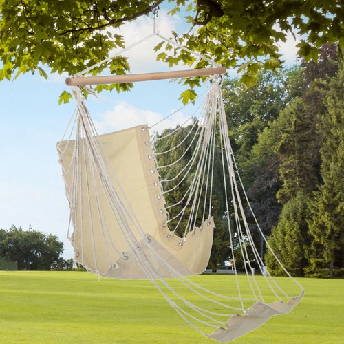 Hamac suspendu coussin beige - hamac,