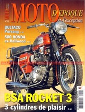 MOTO D'EPOQUE 32 HONDA RC 181 C110 BULTACO 250 Mk4 BSA A75 MUNCH URS DUCATI 285