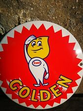 Plaque émaillée ESSO Enamel sign no Shell Bp Mobiloil Total Avia Antar