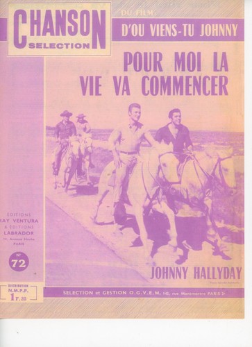 Johnny hallyday partition - johnny,
