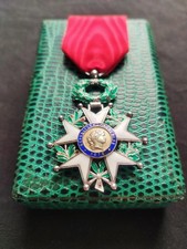 LÉGION D'HONNEUR 3e RÉPUBLIQUE 1870 CHEVALIER LUXE BIJOUTIER + SUPERBE ÉCRIN 